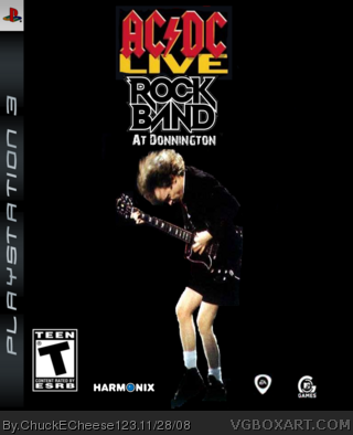 Rock Band Track Pack: AC/DC Live At Donnington box art cover