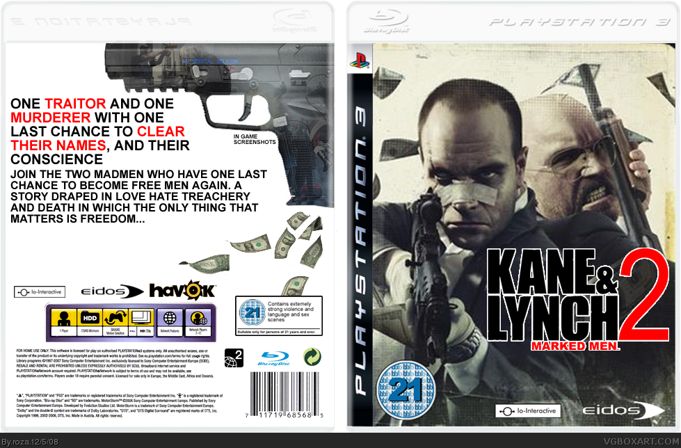 Kane & Lynch 2: Marked Men box cover