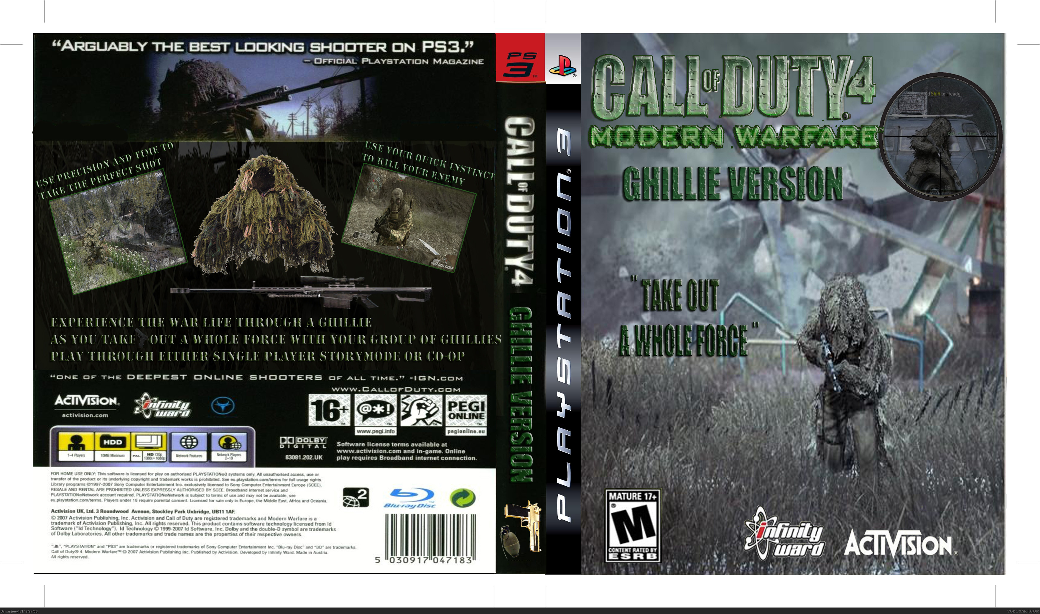Call of Duty 4: Ghillie Version box cover