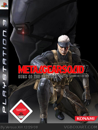 Metal Gear Solid 4 : Guns Of The Patriots German box art cover