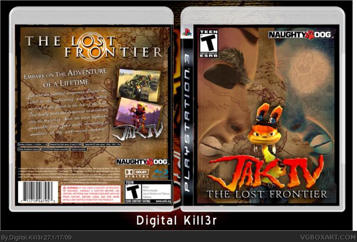 Jak IV: The Lost Frontier box art cover