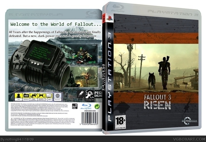 Fallout 3 Risen box art cover