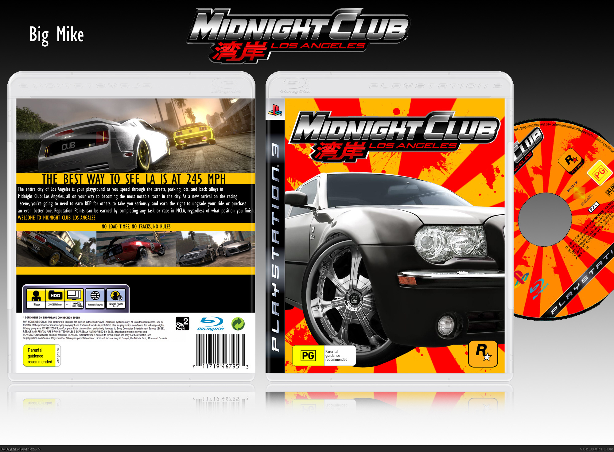 Midnight Club: Los Angeles box cover