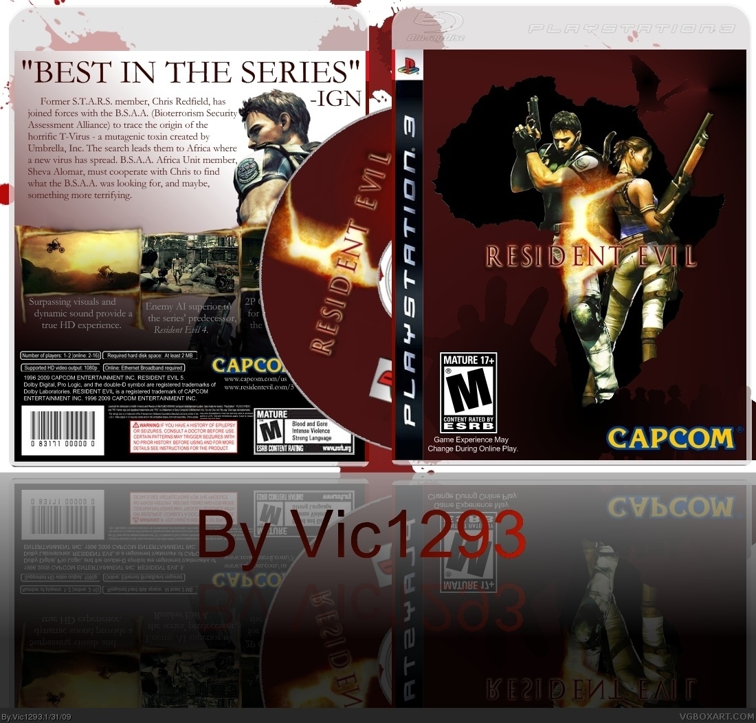Resident Evil 5 box cover