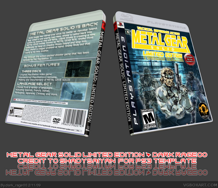 Metal Gear Solid: Limited Edition box art cover