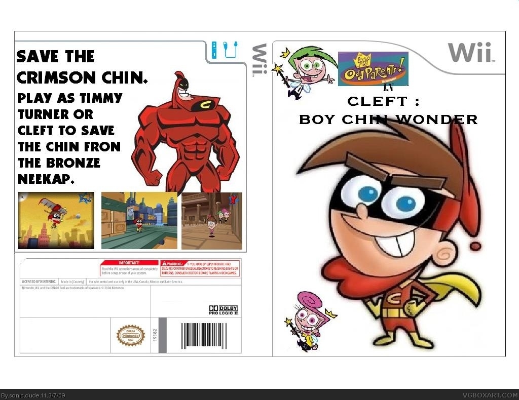CLEFT BOY CHIN WONDER box cover