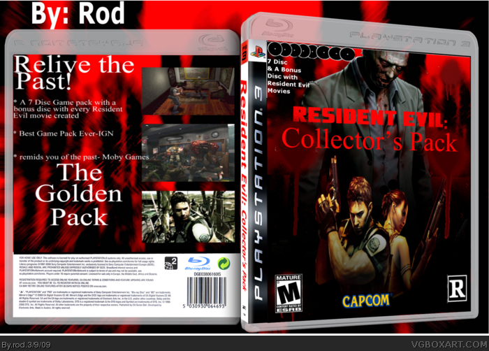 Resident Evil: Collector's Pack(Games & Movies) box art cover