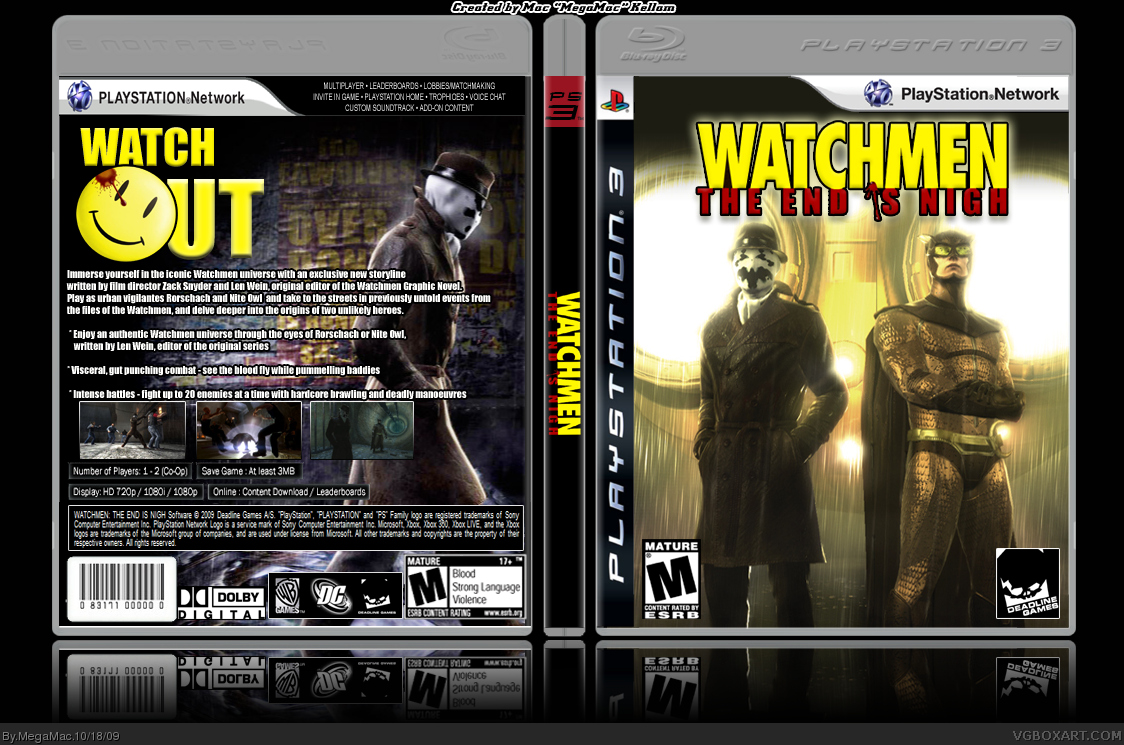 Watchmen: The End is Nigh box cover