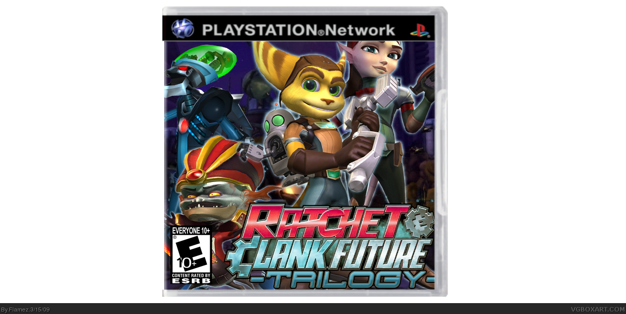 Ratchet and Clank future : Triology box cover