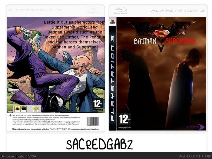 Batman vs Superman box art cover