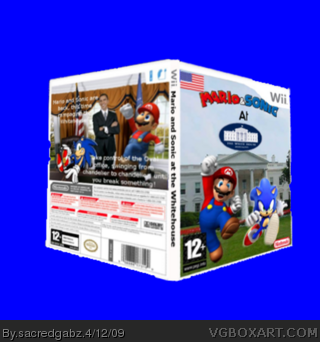 Mario and Sonic at the Whitehouse box cover