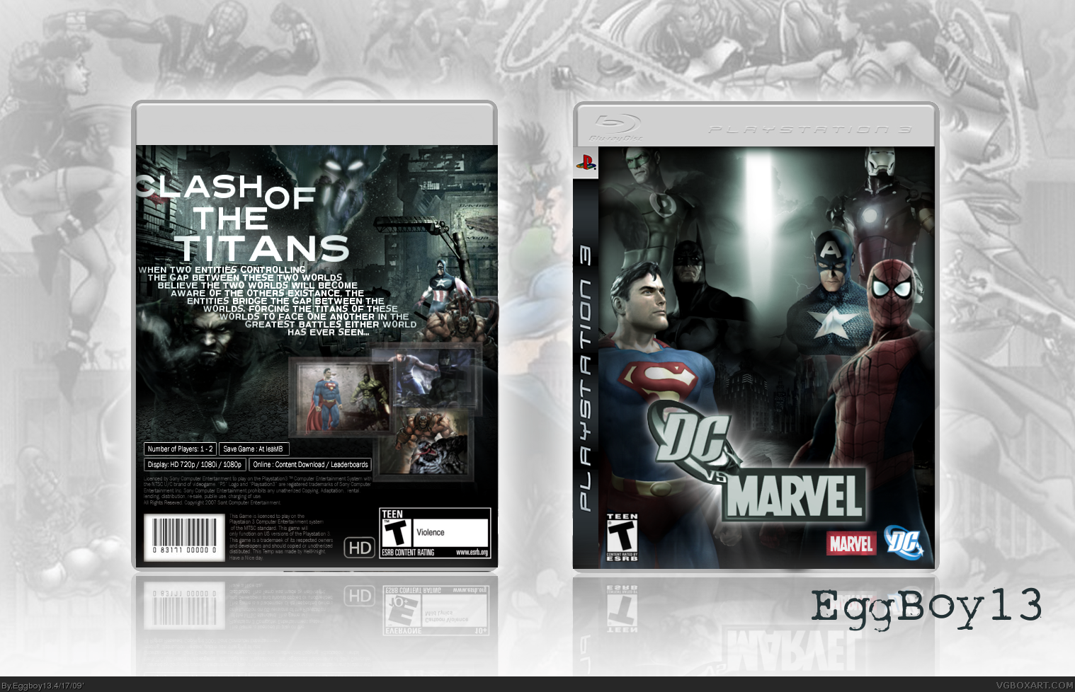 Dc vs. Marvel box cover
