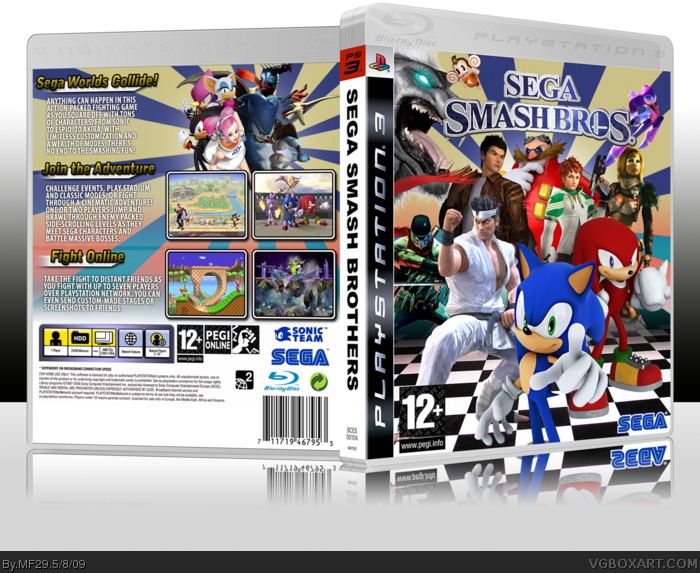 Sega Smash Bros. box art cover