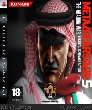 Metal Gear Solid 5 The Arabian war box art cover