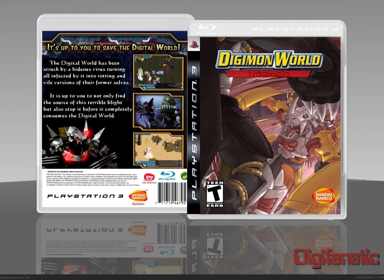 Digimon World Necrosis box cover