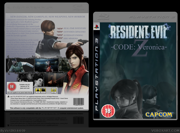 Resident Evil: CODE: Veronica Z box art cover