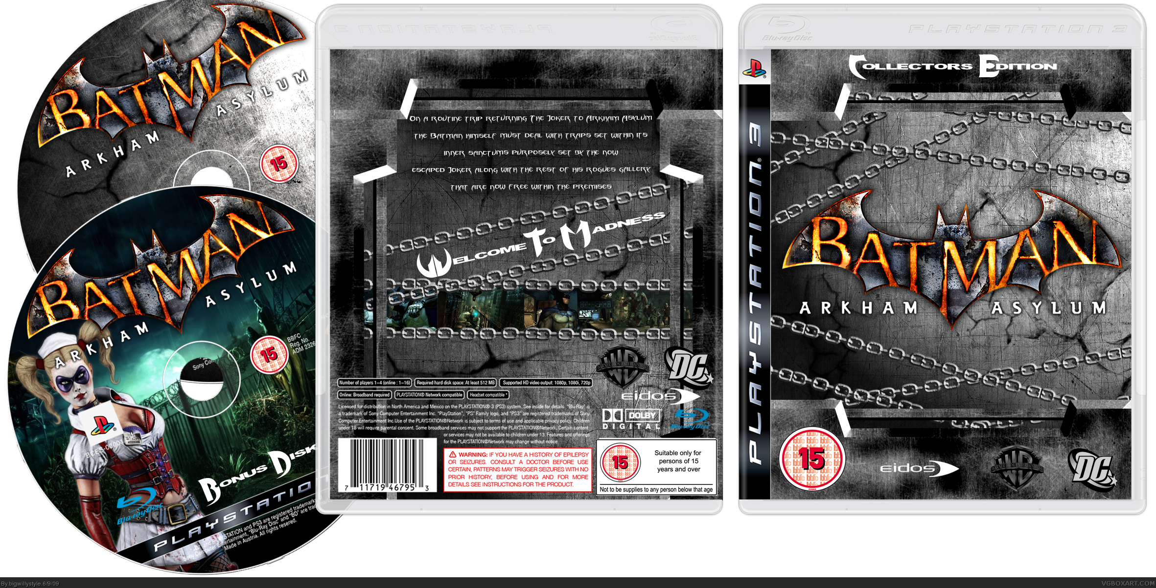 Batman: Arkham Asylum Collector's Edition box cover