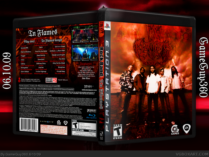 Rock Band: In Flames box art cover