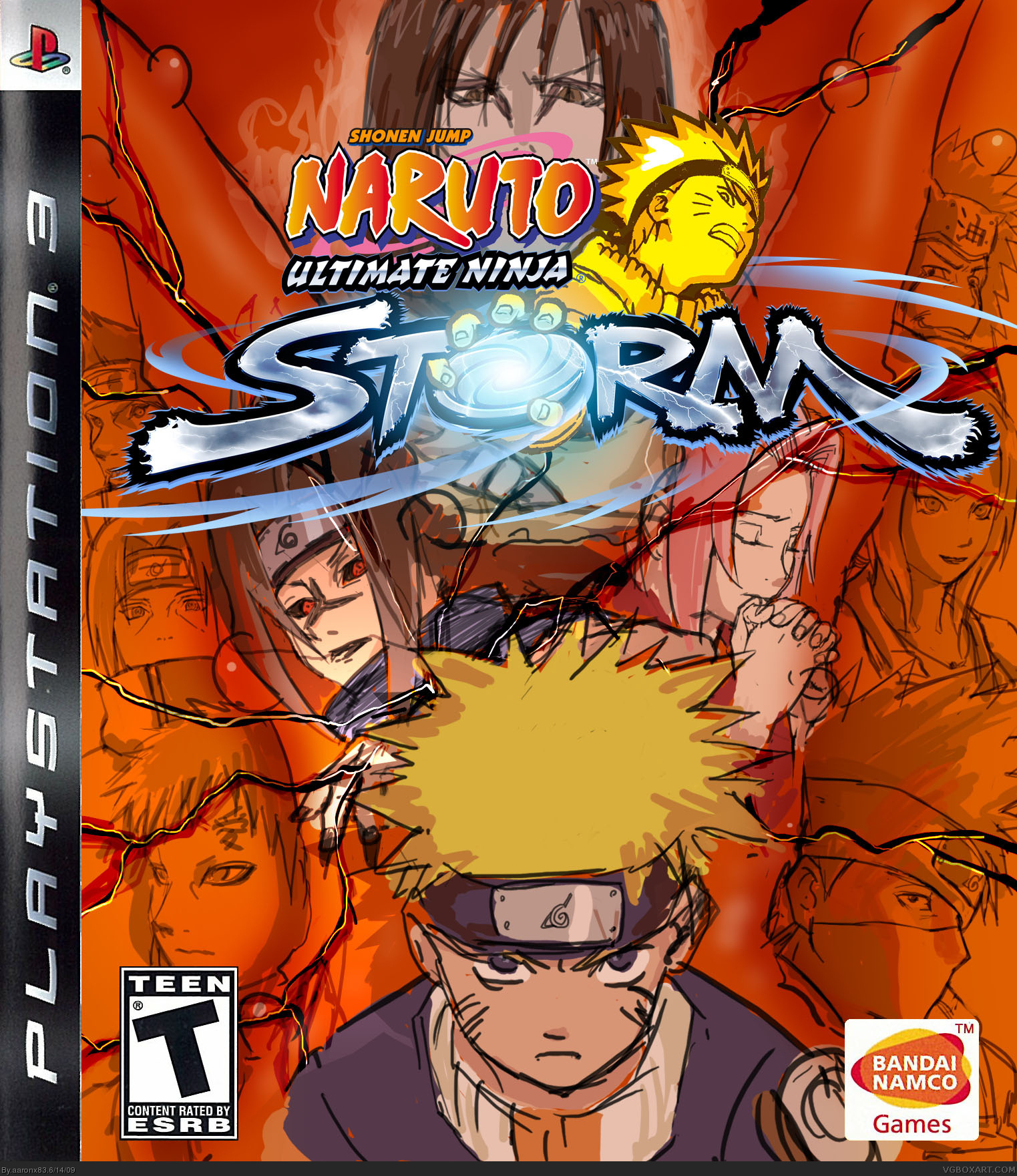 Naruto: Ultimate Ninja Storm box cover