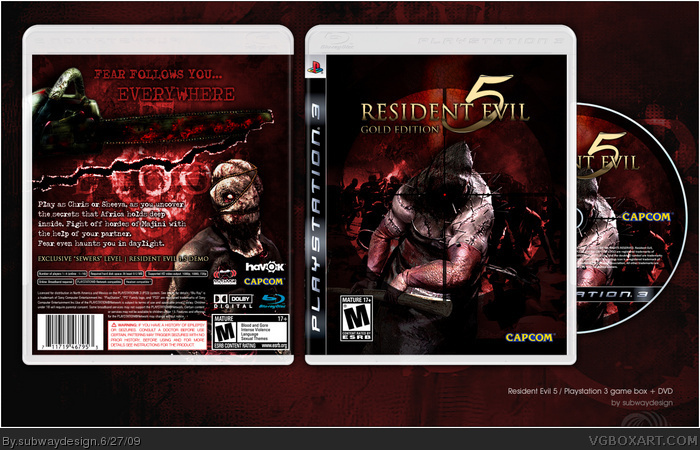 Resident Evil 5 Gold Edition box art cover