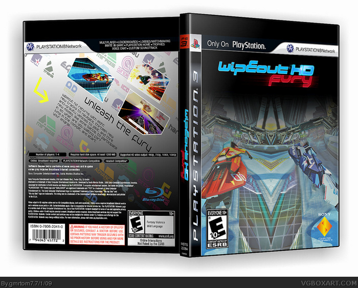 WipEout HD Fury box art cover