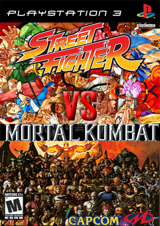 Street Fighter VS Mortal Kombat box cover