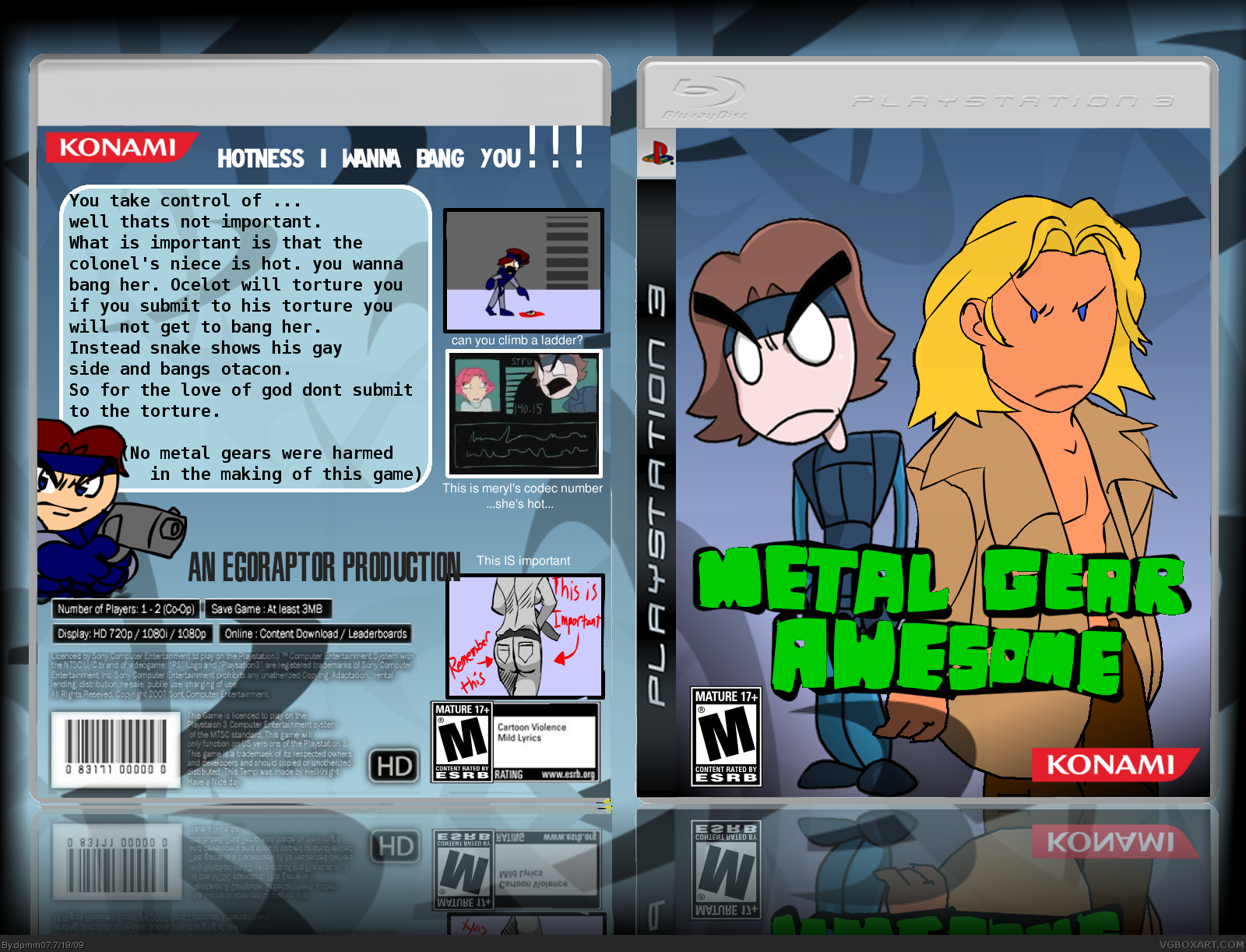 Metal Gear Awesome box cover