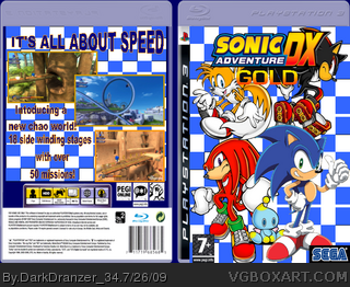 Sonic Adventure DX Gold box art cover