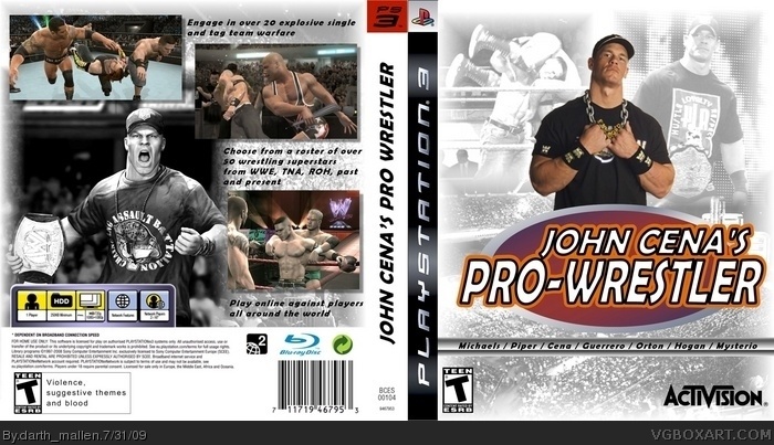 John Cena's Pro Wrestler box art cover
