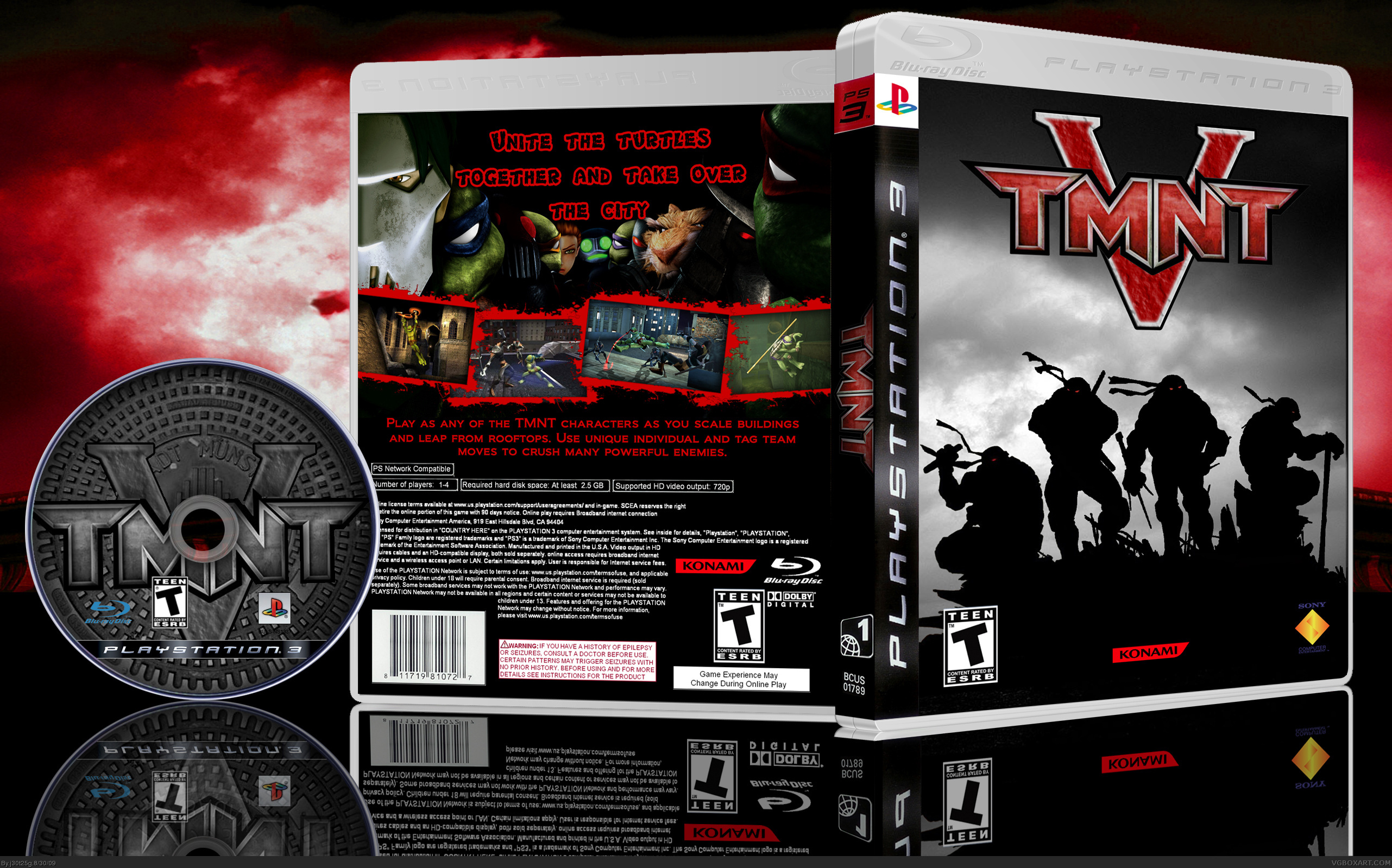 TMNT V box cover
