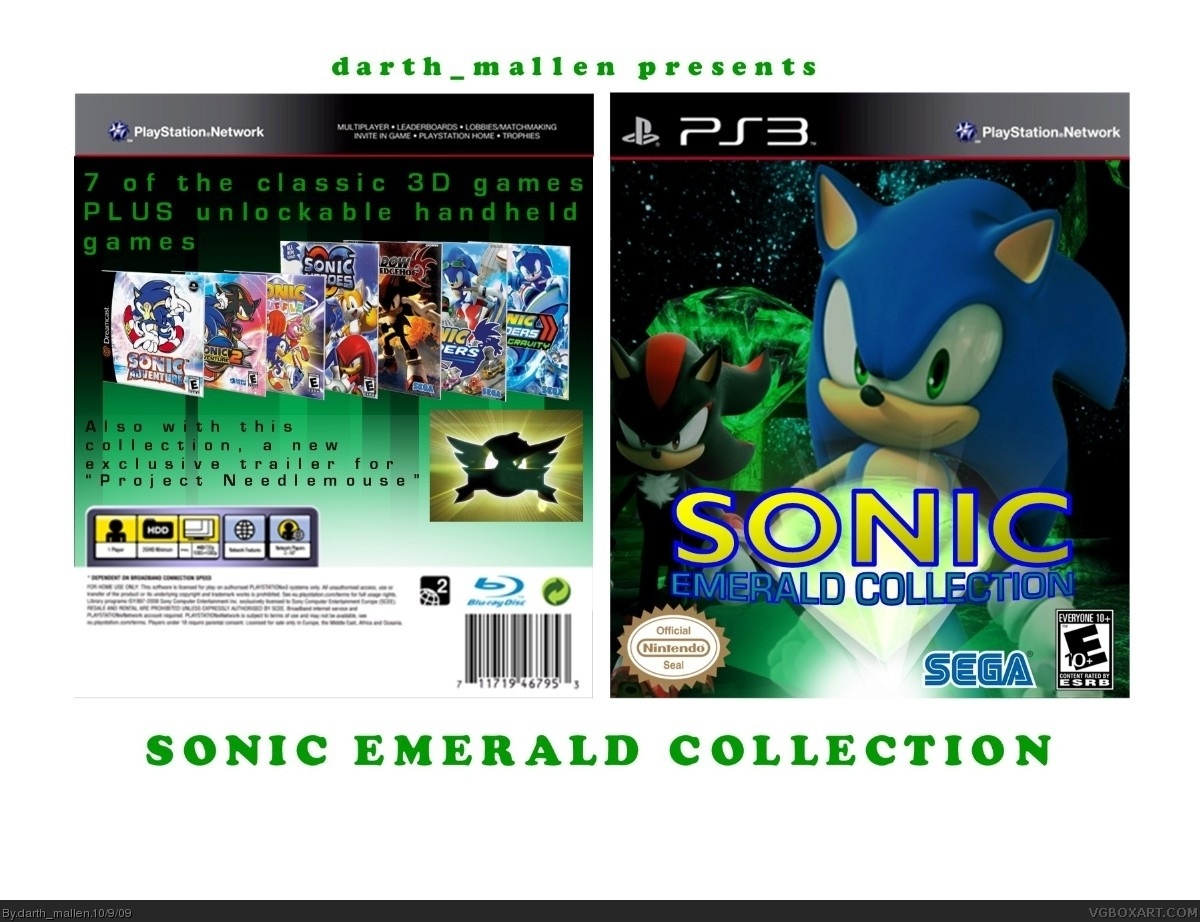 Sonic Emerald Collection box cover