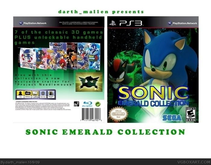 Sonic Emerald Collection box art cover