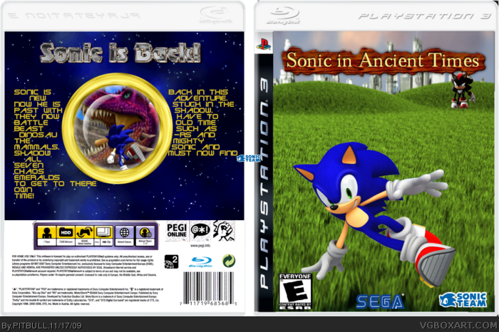 Sonic in Ancient Times box art cover