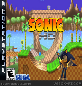 Sonic HD box cover