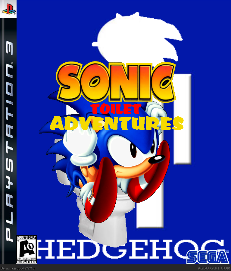 Sonic Toilet  Adventures! box cover