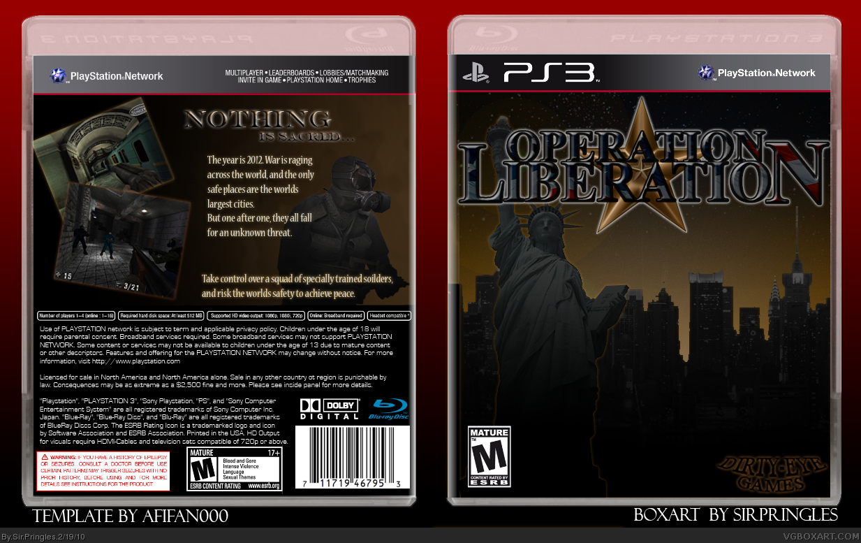 Operation Liberation box cover