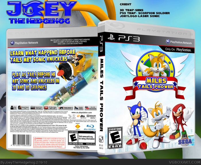 Miles Tails Prower box art cover