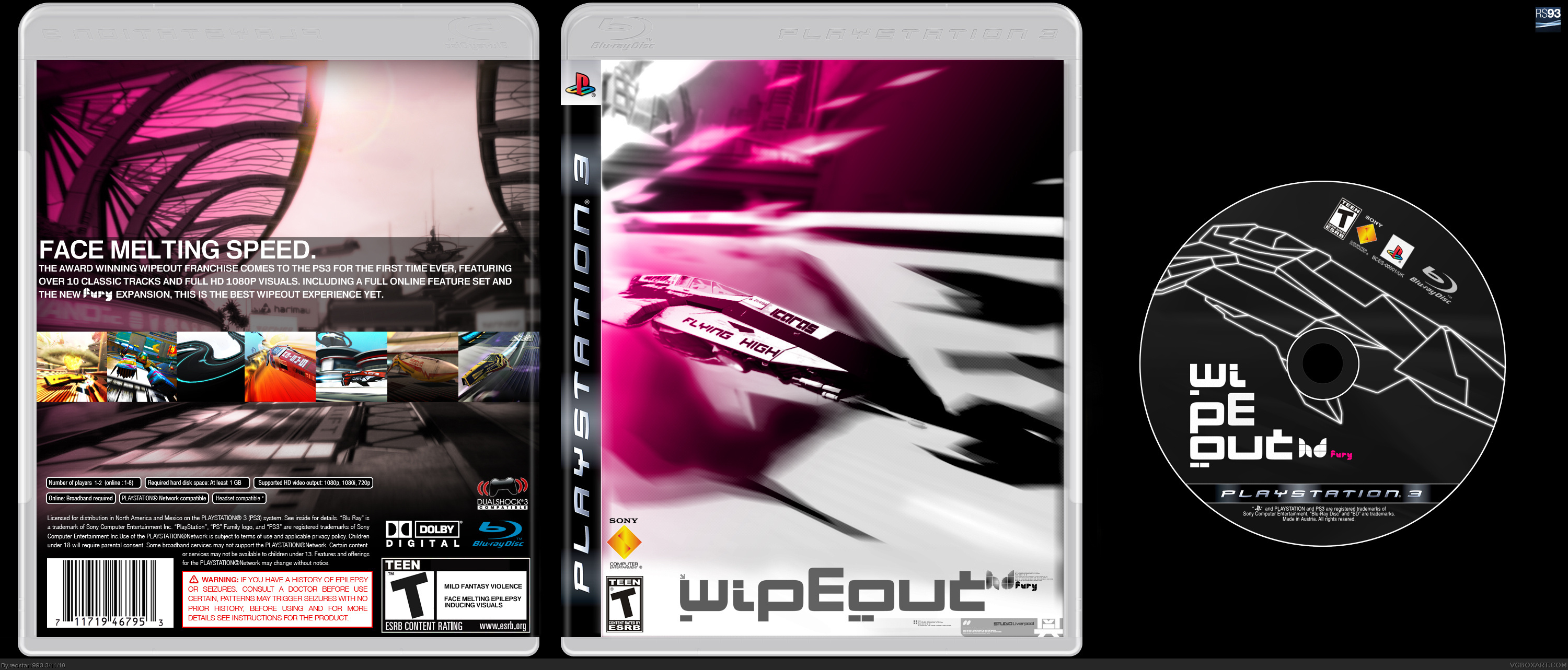 WipEout HD Fury box cover