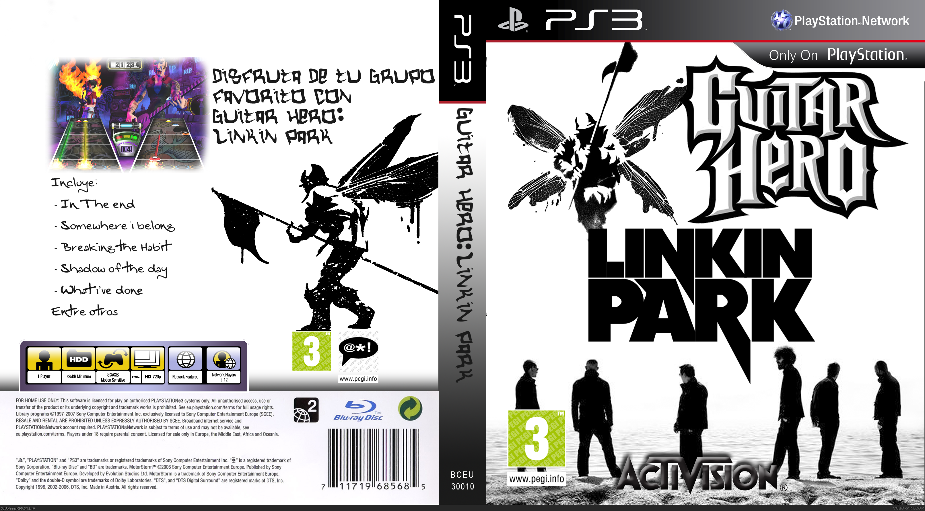 Guitar Hero: [Linkin Park] box cover