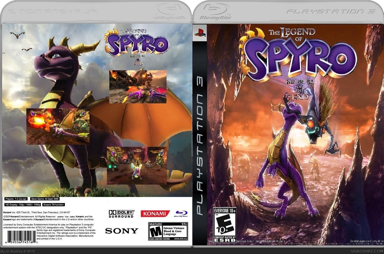 The Legend Of Spyro Beginning Of The End box cover