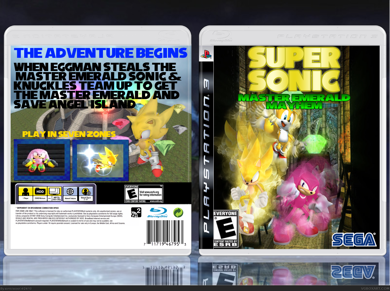 Super Sonic:Master Emerald Mayhem box cover