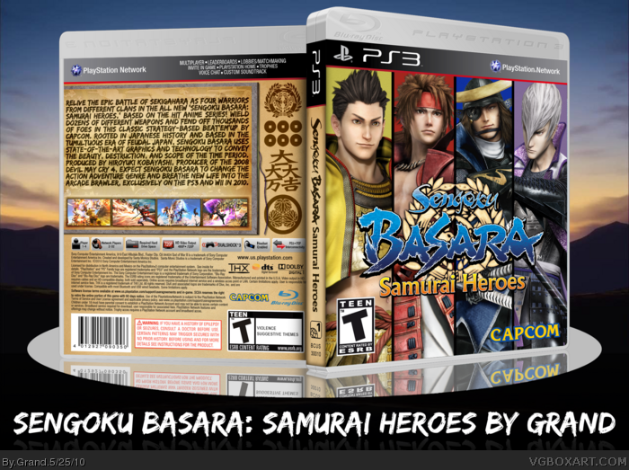 Sengoku Basara: Samurai Heroes box art cover