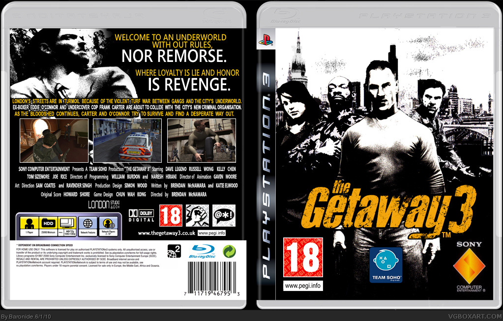 The Getaway 3 box cover