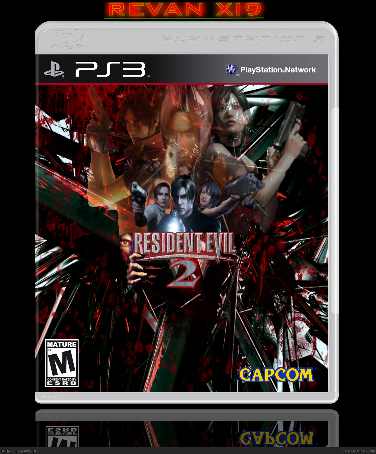 Resident Evil 2 REmake box cover