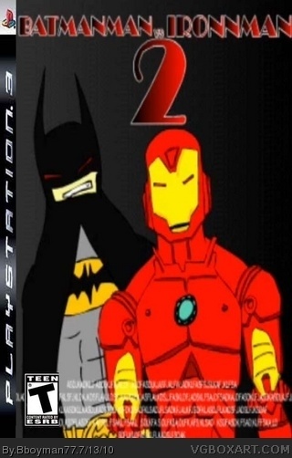 Batmanman Vs. Iron Man 2 box cover