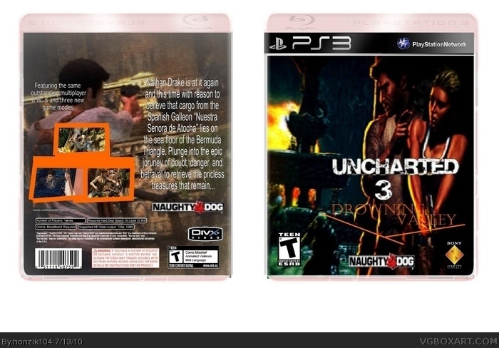 Uncharted 3: Drowning Valley box art cover