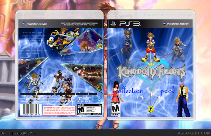 kingdomhearts collection pack box art cover