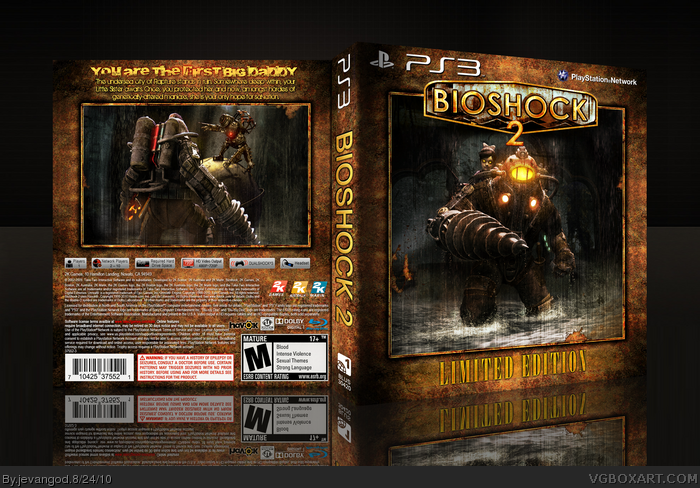 Bioshock 2 Limited Edition box art cover