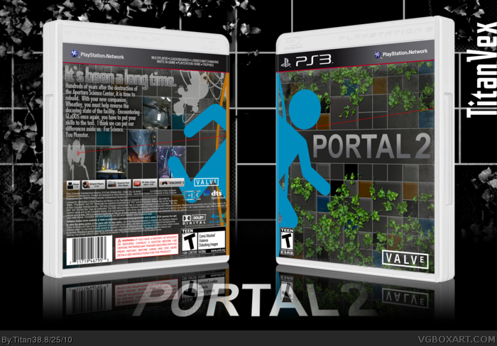 Portal 2 box art cover