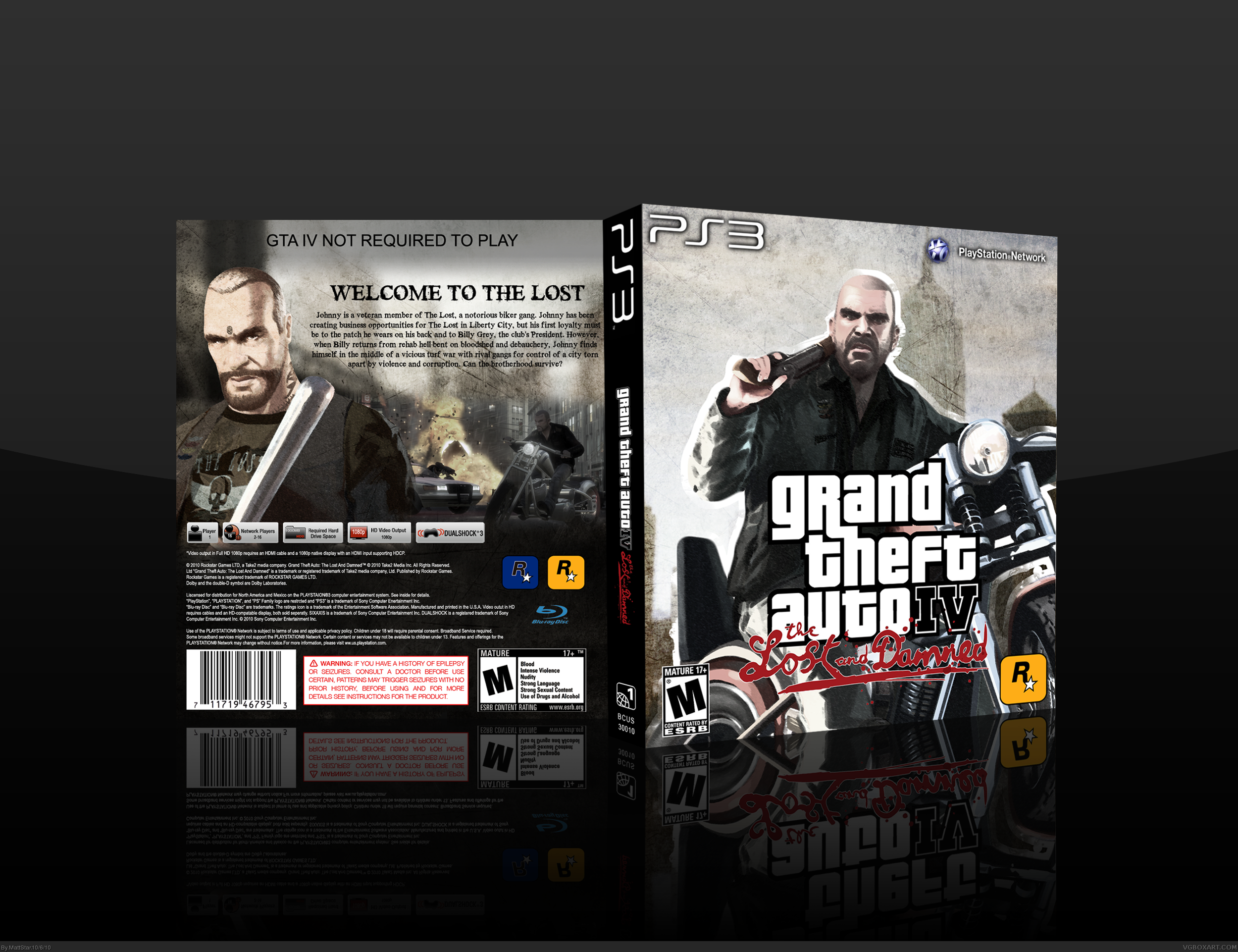 Grand Theft Auto IV: The Lost and Damned box cover